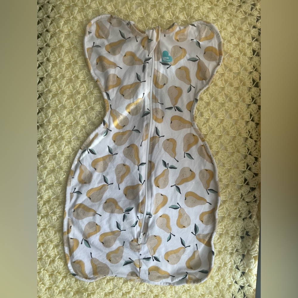 Pear Print Baby Swaddle